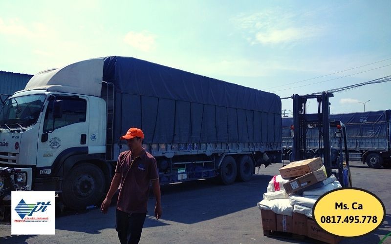Xe tải gửi hàng từ Hà Nội đi KCN An Hạ