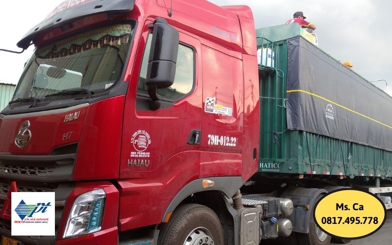 Xe tải vận chuyển hàng từ HCM đi KCN Bắc Vinh Nghệ An