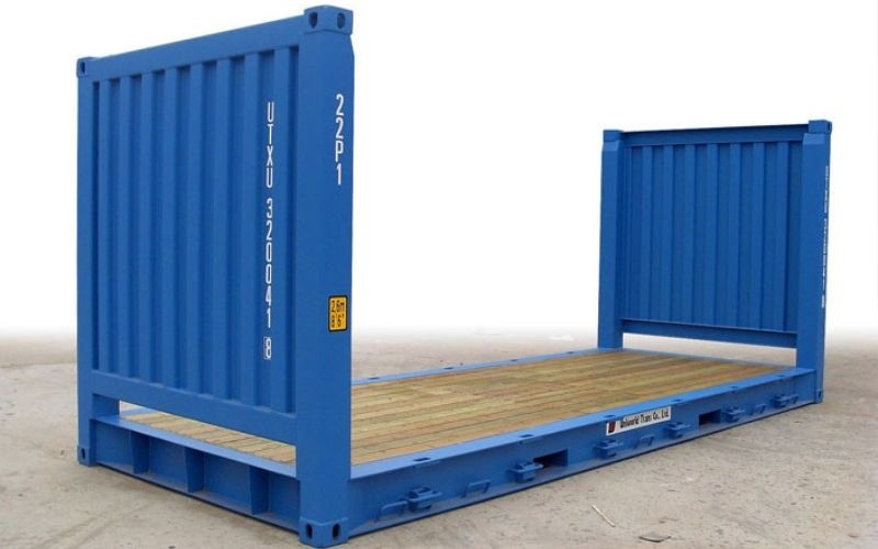 Đặc tính và kích thước Container 20 feet Foot Flat Rack