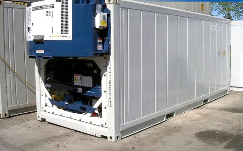 Đặc tính và kích thước Container 20 feet Lạnh (RF)