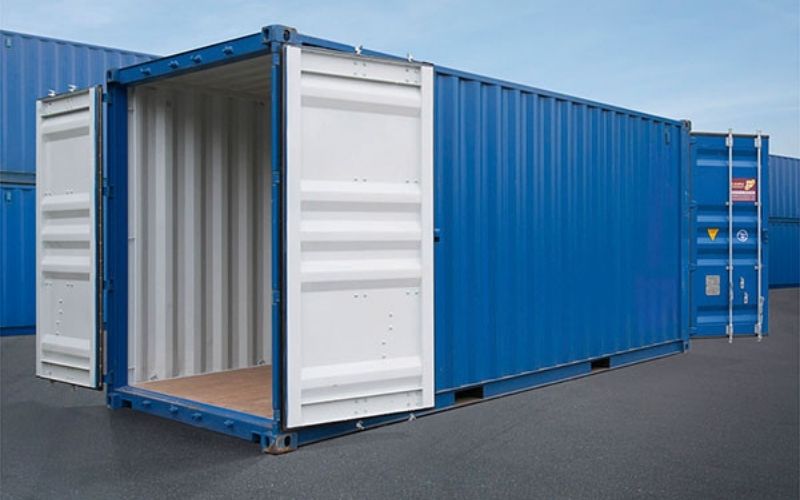 Đặc tính và kích thước Container 20 feet hai cửa