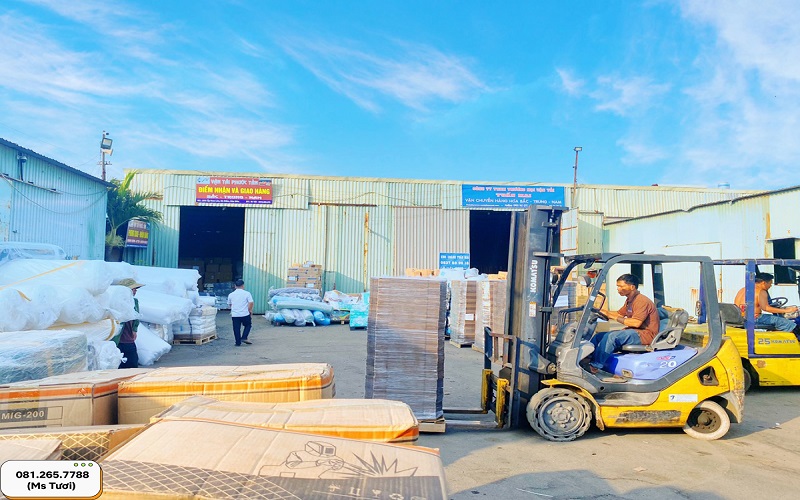 Hàng hóa tại kho gửi đi Vĩnh Phúc