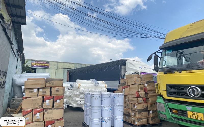 Chở hàng đi Bắc Giang